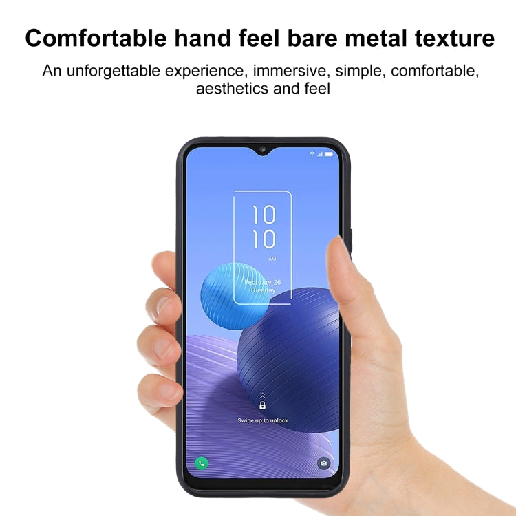 For TCL 408 TPU Phone Case(Black)