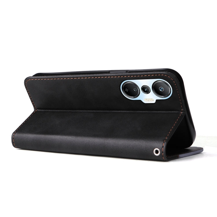 For Infinix Hot 20S Stitching-Color Leather Phone Case