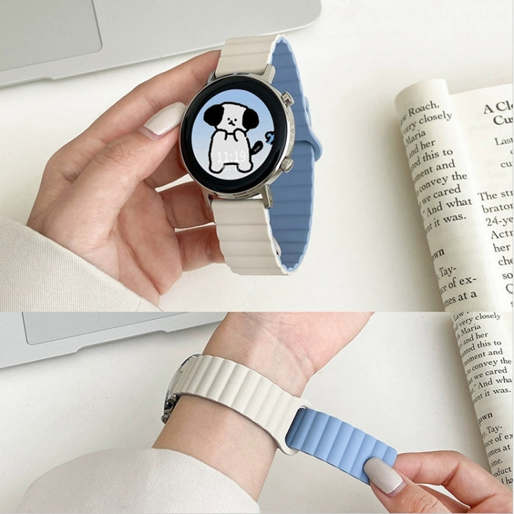 For Google Pixel Watch Reverse Buckle Magnetic Silicone Watch Band