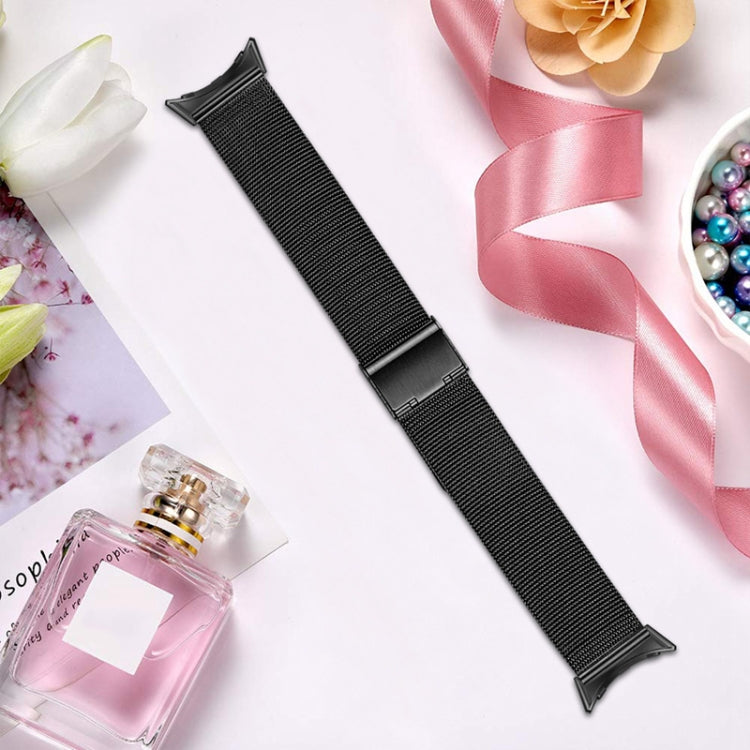 For Google Pixel Watch Milan Buckle Fine Mesh Metal Watch Band