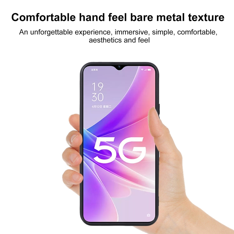 For OPPO A56s TPU Phone Case(Black)