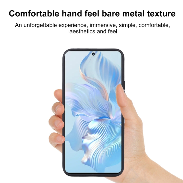 For Honor 80 Pro Flat TPU Phone Case(Black)