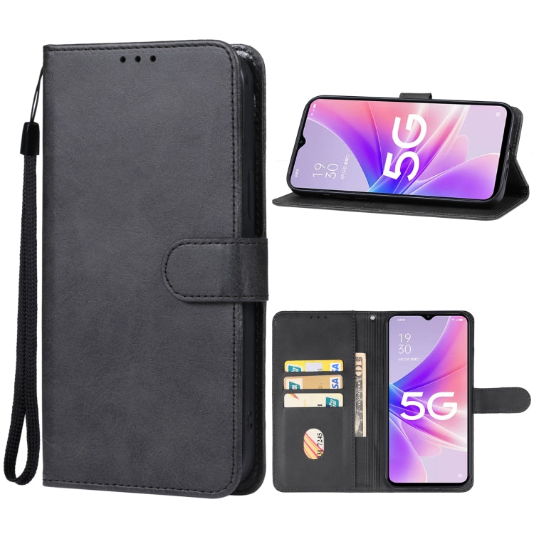 For OPPO A56s Leather Phone Case