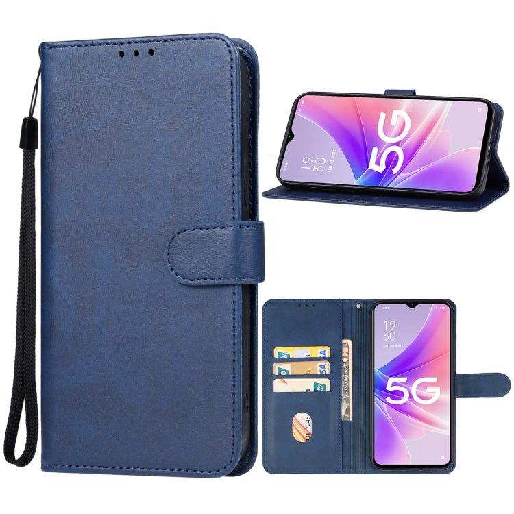For OPPO A56s Leather Phone Case