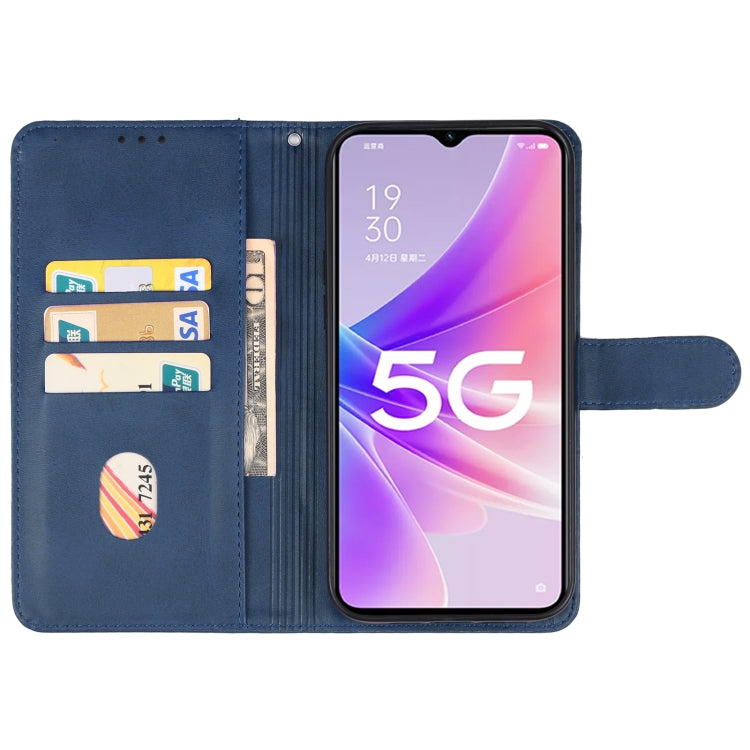 For OPPO A56s Leather Phone Case