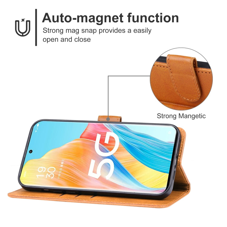 For OPPO Reno8 T 5G Leather Phone Case