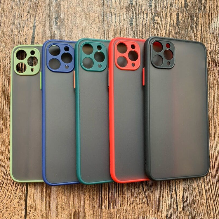 For iPhone 11 Shockproof Frosted TPU + PC Protective Case