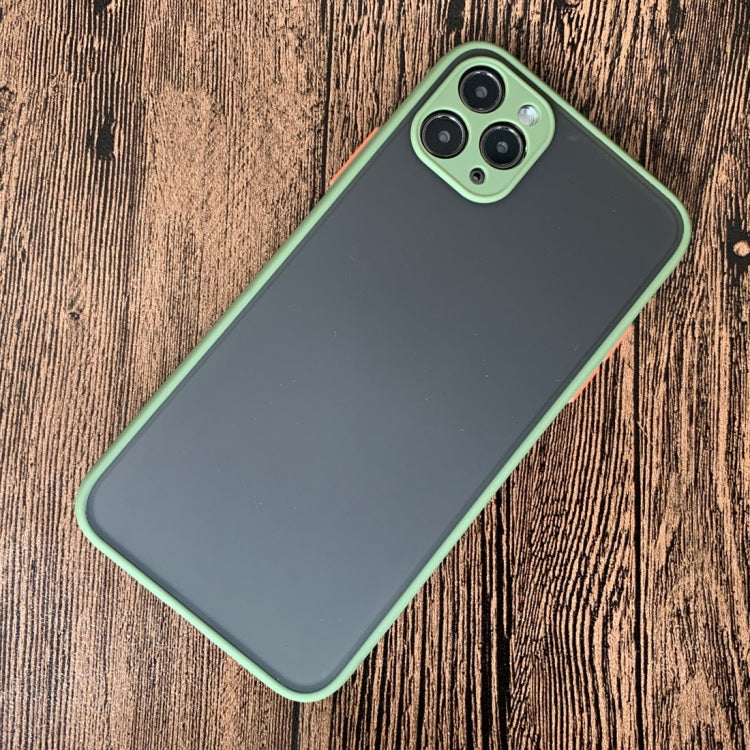 For iPhone 11 Shockproof Frosted TPU + PC Protective Case