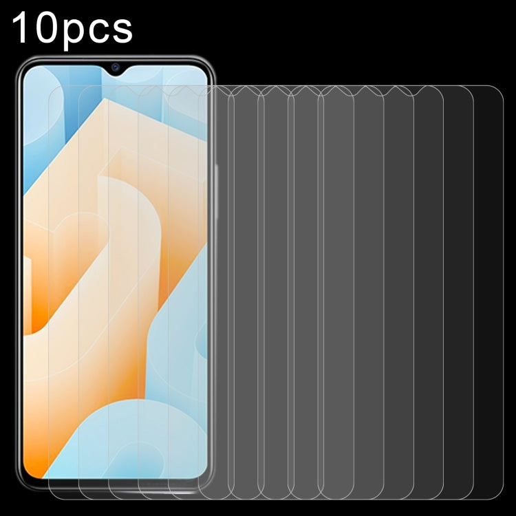 For vivo iQOO U6 10 PCS 0.26mm 9H 2.5D Tempered Glass Film