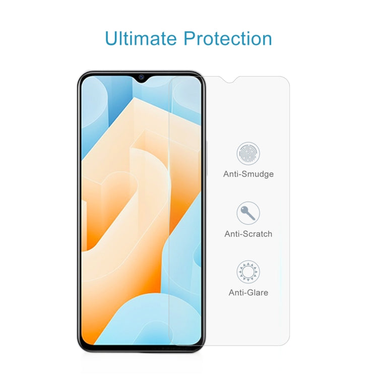For vivo iQOO U6 50 PCS 0.26mm 9H 2.5D Tempered Glass Film