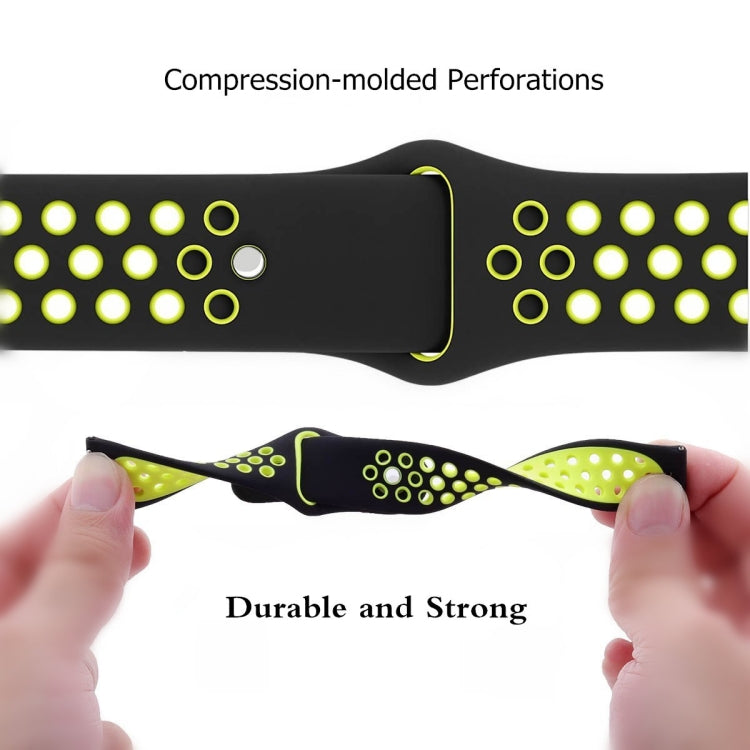 For Google Pixel Watch Two-color Reverse Buckle Silicone Watch Band