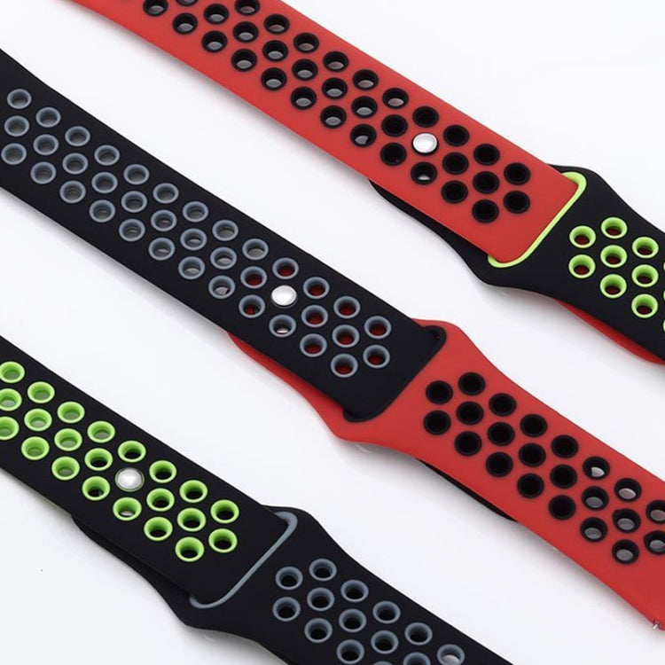 For Google Pixel Watch Two-color Reverse Buckle Silicone Watch Band