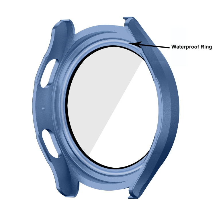For Samsung Galaxy Watch5 / Watch4  44mm PC + Tempered Glass Film Waterproof Watch Case