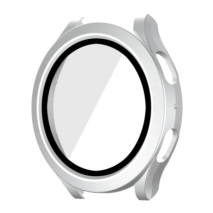 For Samsung Galaxy Watch5 / Watch4  44mm PC + Tempered Glass Film Waterproof Watch Case