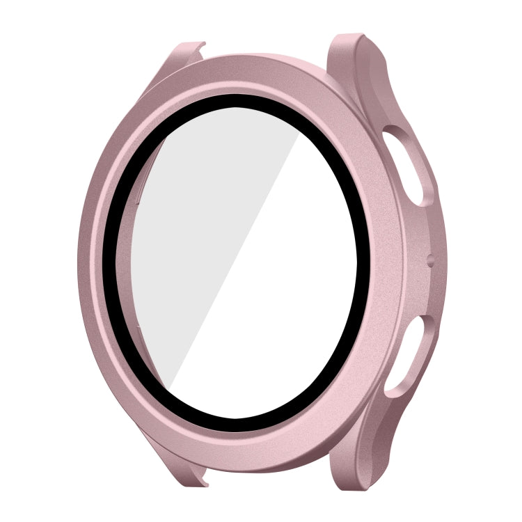 For Samsung Galaxy Watch5 / Watch4  44mm PC + Tempered Glass Film Waterproof Watch Case