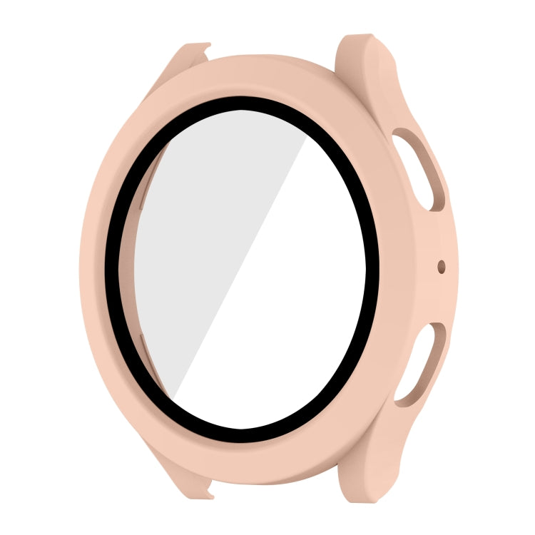 For Samsung Galaxy Watch5 / Watch4  44mm PC + Tempered Glass Film Waterproof Watch Case