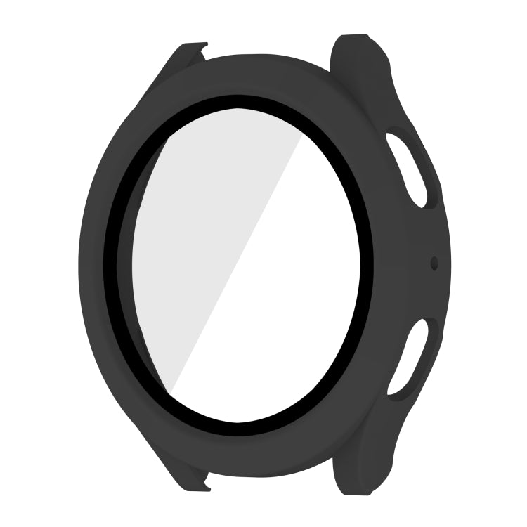 For Samsung Galaxy Watch5 / Watch4  44mm PC + Tempered Glass Film Waterproof Watch Case