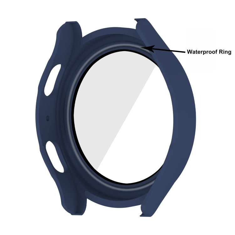 For Samsung Galaxy Watch5 / Watch4  44mm PC + Tempered Glass Film Waterproof Watch Case