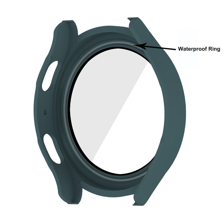 For Samsung Galaxy Watch5 / Watch4  44mm PC + Tempered Glass Film Waterproof Watch Case