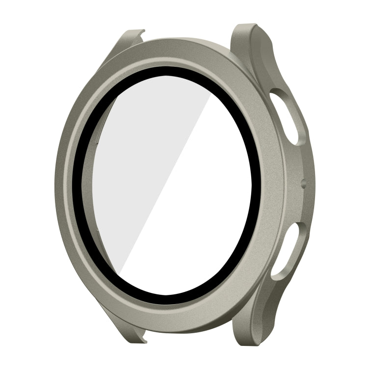 For Samsung Galaxy Watch5 / Watch4  40mm PC + Tempered Glass Film Waterproof Watch Case
