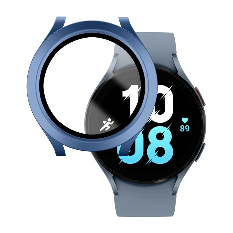 For Samsung Galaxy Watch5 / Watch4  40mm PC + Tempered Glass Film Waterproof Watch Case
