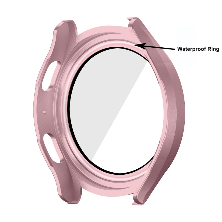 For Samsung Galaxy Watch5 / Watch4  40mm PC + Tempered Glass Film Waterproof Watch Case