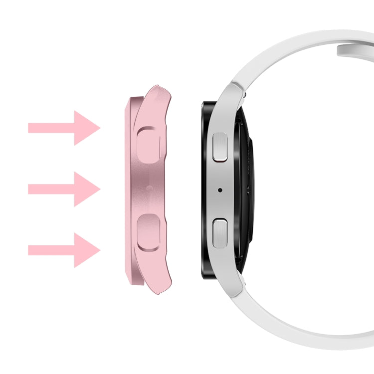 For Samsung Galaxy Watch5 / Watch4  40mm PC + Tempered Glass Film Waterproof Watch Case