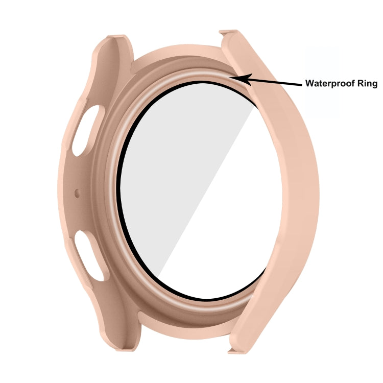 For Samsung Galaxy Watch5 / Watch4  40mm PC + Tempered Glass Film Waterproof Watch Case