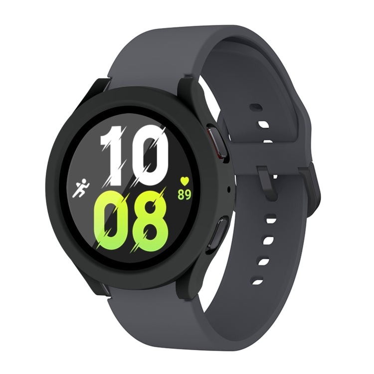For Samsung Galaxy Watch5 / Watch4  40mm PC + Tempered Glass Film Waterproof Watch Case