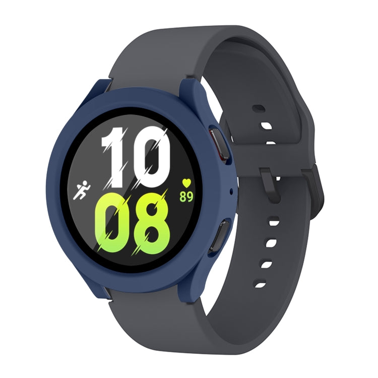 For Samsung Galaxy Watch5 / Watch4  40mm PC + Tempered Glass Film Waterproof Watch Case