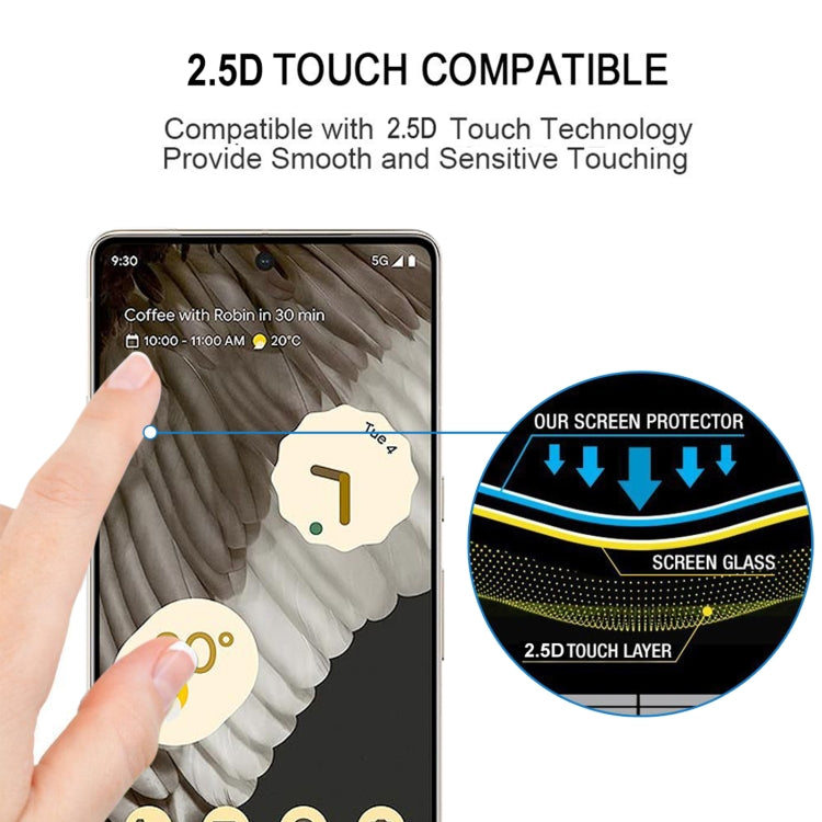For Google Pixel 7 Pro 25pcs 3D Curved Edge Full Screen Tempered Glass Film