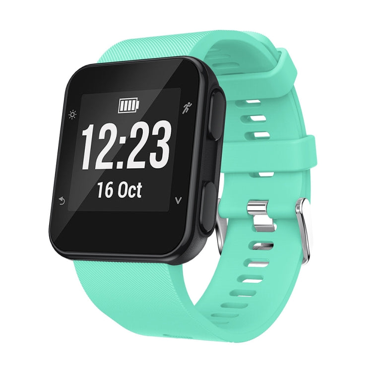 For Garmin Forerunner 35 2pcs Silicone Sport Watch Band with 2pcs Tempered Glass Film