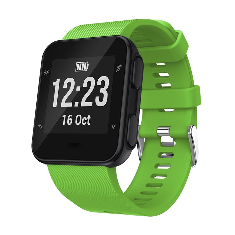 For Garmin Forerunner 35 2pcs Silicone Sport Watch Band with 2pcs Tempered Glass Film