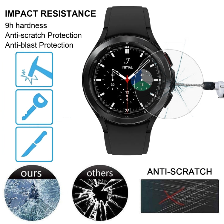 For Samsung Galaxy Watch4 Classic 46mm 0.26mm 2.5D 9H Watch Tempered Glass Film Screen Protector