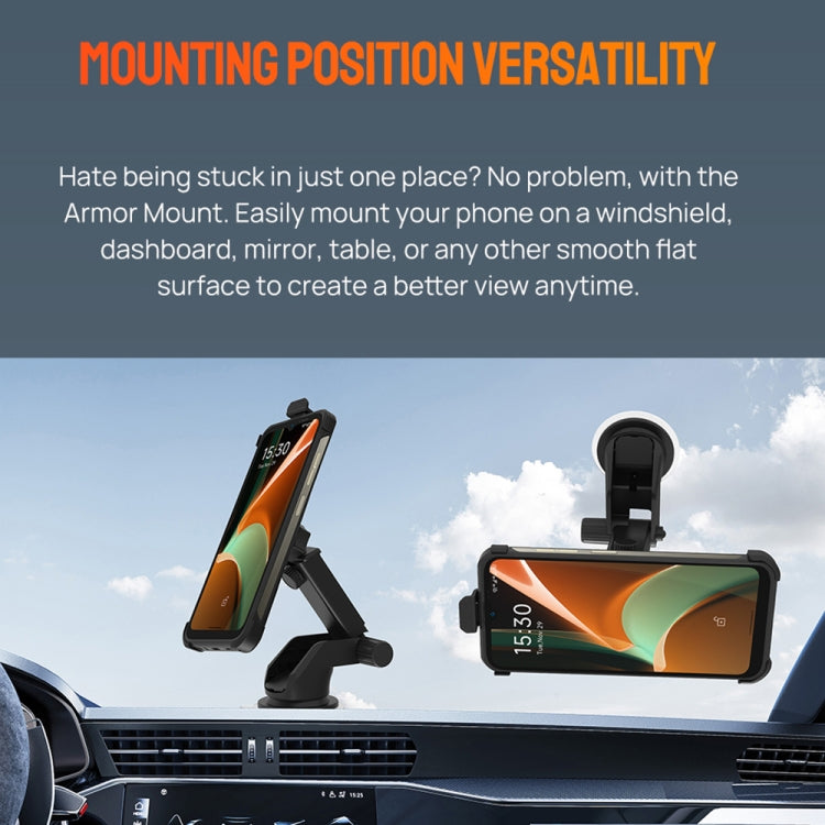 Ulefone Car Suction Cup Phone Holder(Black)