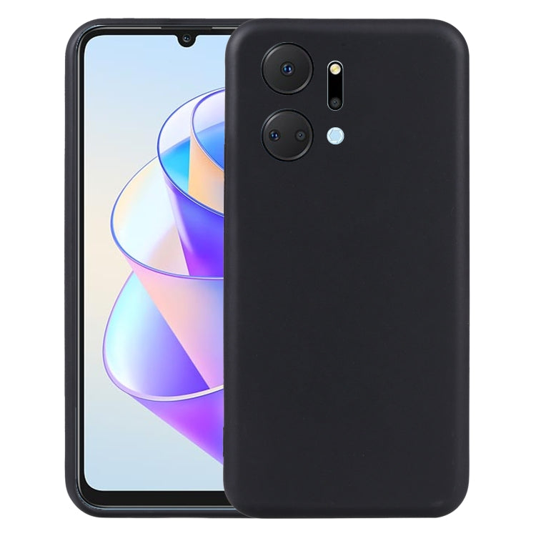 For Honor X7a TPU Phone Case(Black)