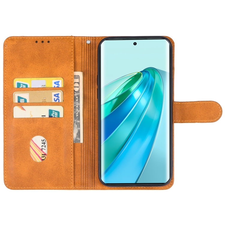For Honor X9a Leather Phone Case