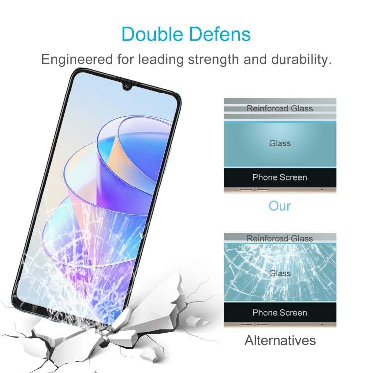 For Honor X7a 10pcs 0.26mm 9H 2.5D Tempered Glass Film