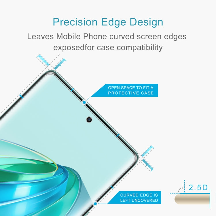 For Honor X9a 50pcs 0.26mm 9H 2.5D Tempered Glass Film