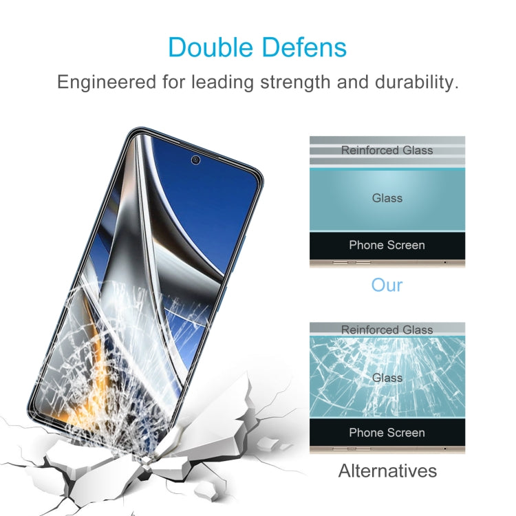 For Xiaomi Poco X5 Pro 50pcs 0.26mm 9H 2.5D Tempered Glass Film