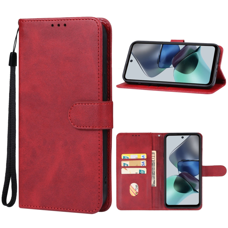 For Motorola Moto G23 Leather Phone Case