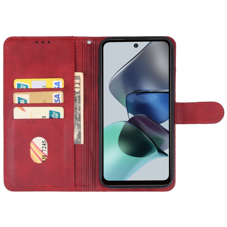 For Motorola Moto G23 Leather Phone Case