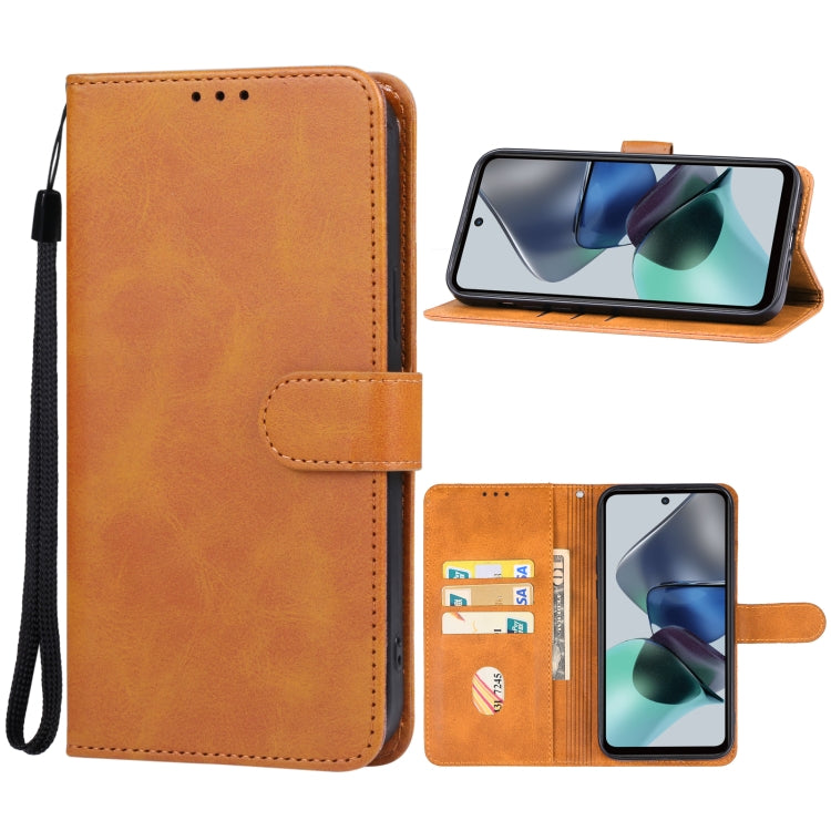 For Motorola Moto G23 Leather Phone Case