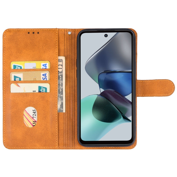 For Motorola Moto G23 Leather Phone Case