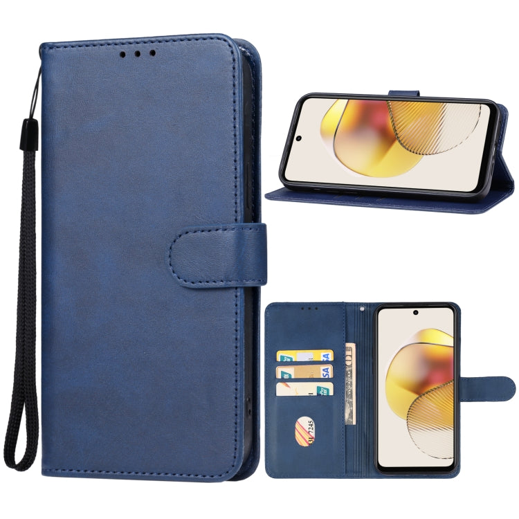 For Motorola Moto G73 Leather Phone Case