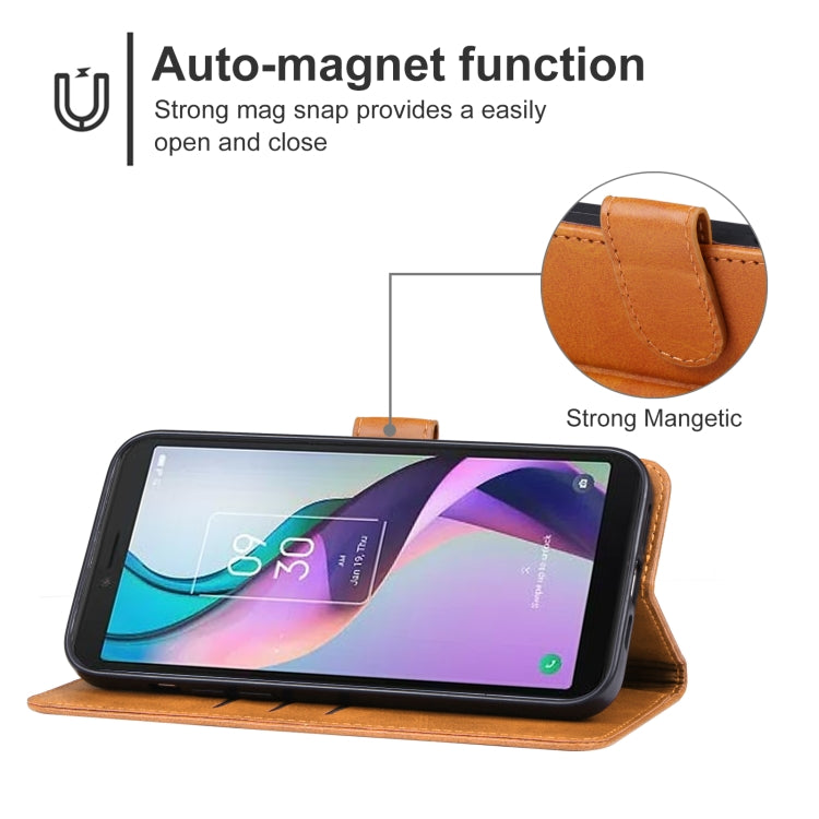 For TCL Ion X Leather Phone Case