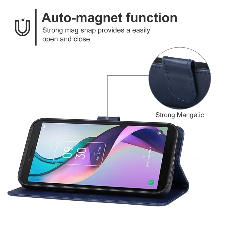 For TCL Ion X Leather Phone Case