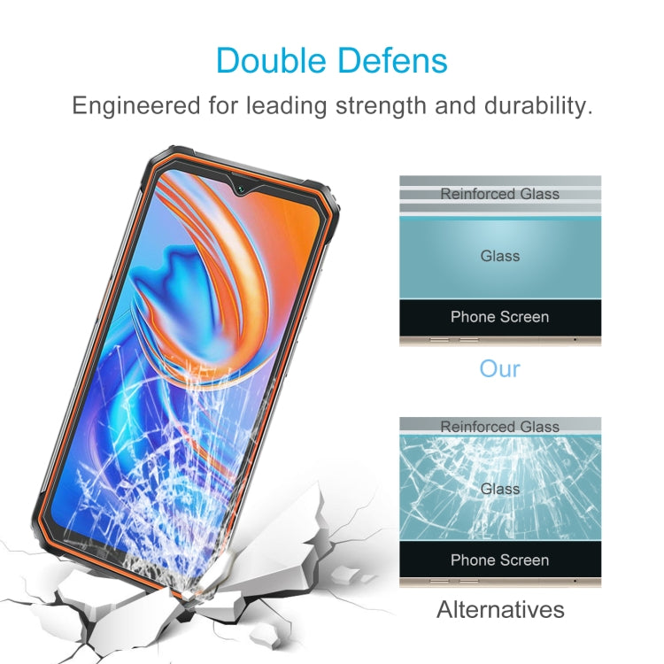 For Blackview BV9200 50 PCS 0.26mm 9H 2.5D Tempered Glass Film