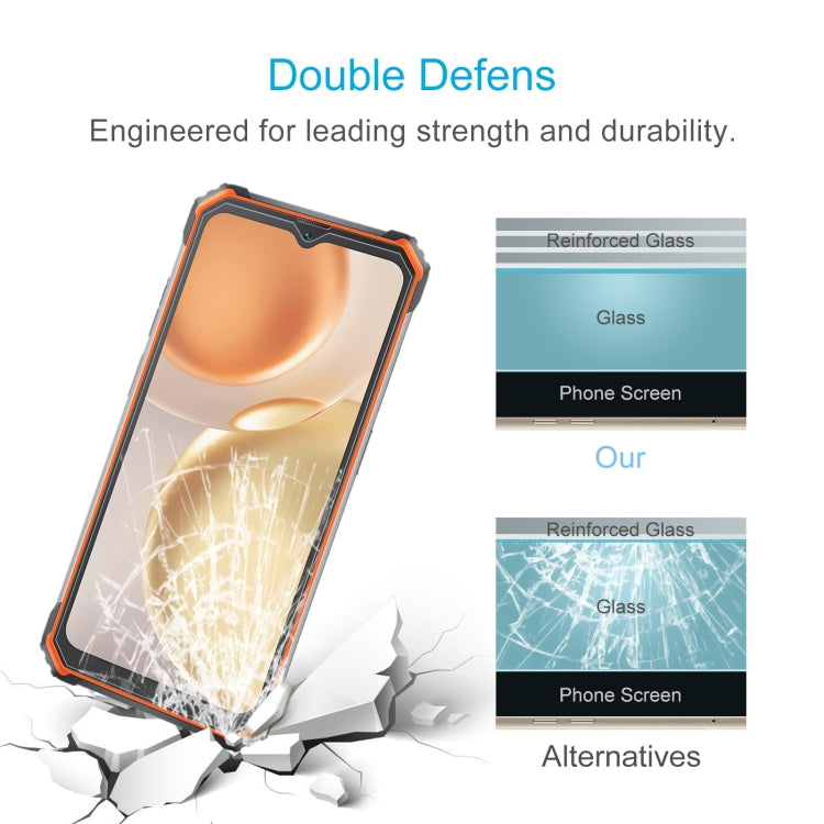 For Blackview Oscal S80 50 PCS 0.26mm 9H 2.5D Tempered Glass Film