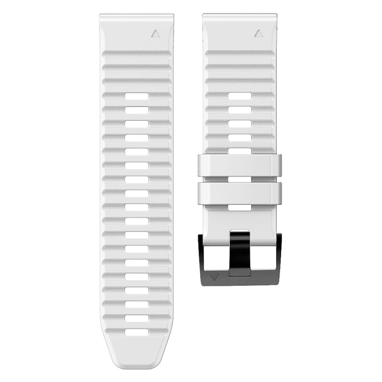 For Garmin Fenix 7X / 6X / 5X 26mm Two-Color Silicone Watch Band